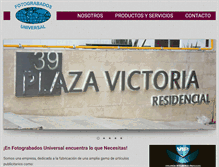 Tablet Screenshot of grabadosuniversal.com